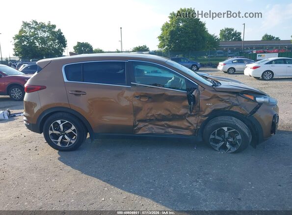 KNDPMCAC1L7632613 2020 KIA SPORTAGE Brown Սարքավորումների վահանակի տեսք