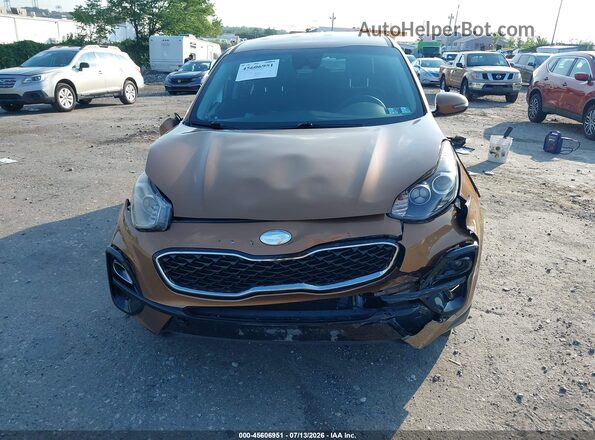 KNDPMCAC1L7632613 2020 KIA SPORTAGE Brown Առջևի վահանակի տեսք
