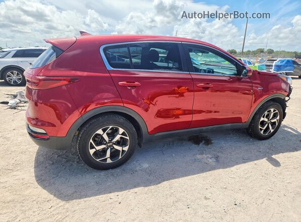 KNDPMCAC1M7932394 2021 KIA SPORTAGE Red Trasero derecho
