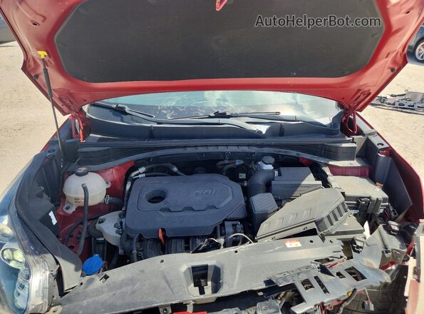 KNDPMCAC1M7932394 2021 KIA SPORTAGE Red Vista del compartimento del motor