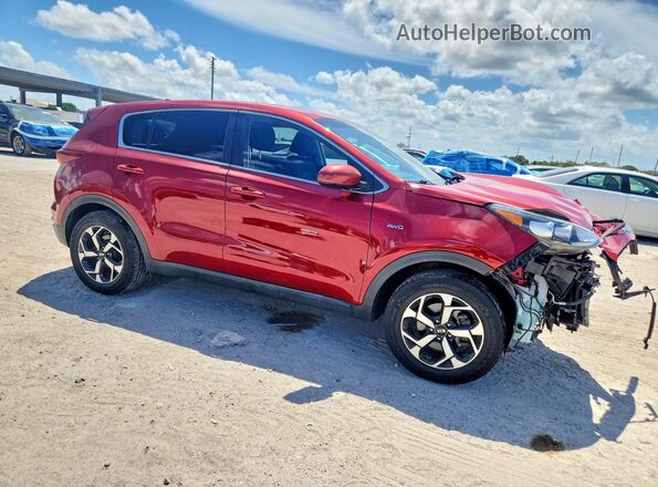 KNDPMCAC1M7932394 2021 KIA SPORTAGE Red Delantero derecho