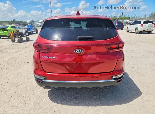 KNDPMCAC1M7932394 2021 KIA SPORTAGE Red Vista trasera
