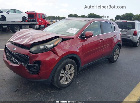 KNDPMCAC2H7245995 2017 KIA SPORTAGE Красный Вид спереди