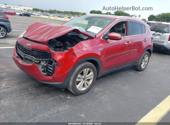 KNDPMCAC2H7245995 2017 KIA SPORTAGE Красный Передняя левая четверть