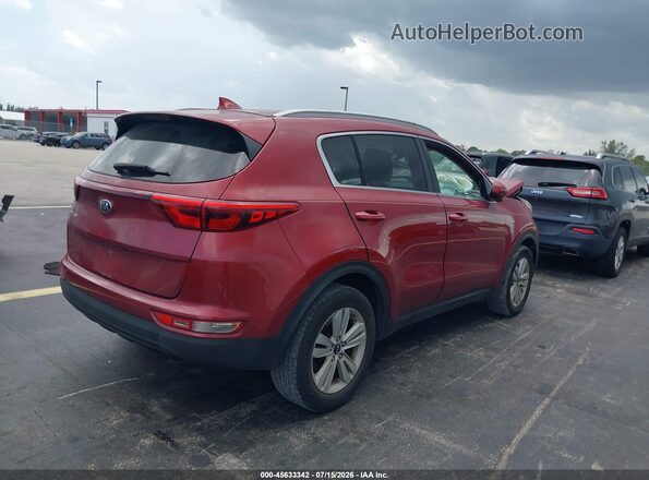 KNDPMCAC2H7245995 2017 KIA SPORTAGE Красный Задняя правая четверть