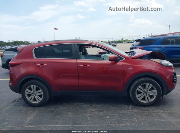KNDPMCAC2H7245995 2017 KIA SPORTAGE Красный Панорамный вид салона 360°