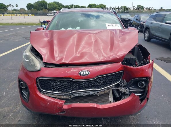 KNDPMCAC2H7245995 2017 KIA SPORTAGE Красный Вид задней части салона