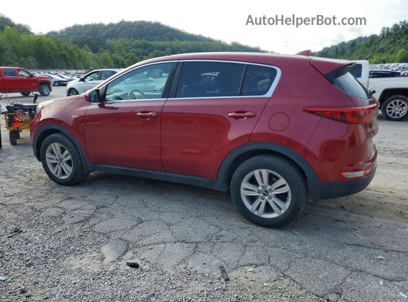 KNDPMCAC2H7282366 2017 KIA SPORTAGE Red უკანა მარცხენა