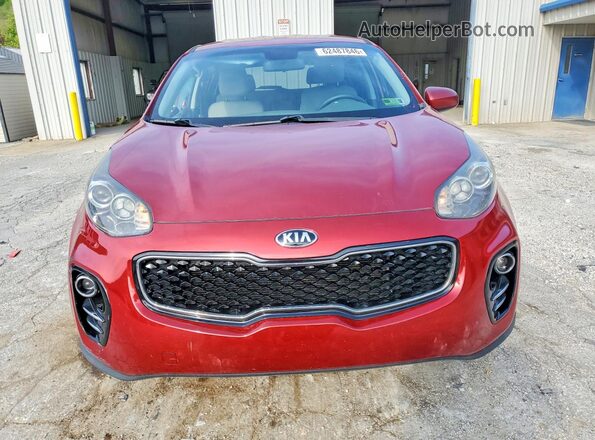 KNDPMCAC2H7282366 2017 KIA SPORTAGE Red წინა ხედი