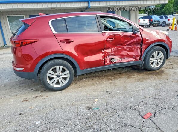 KNDPMCAC2H7282366 2017 KIA SPORTAGE Red უკანა მარჯვენა