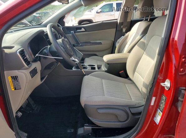 KNDPMCAC2H7282366 2017 KIA SPORTAGE Red წინა სალონის ხედი