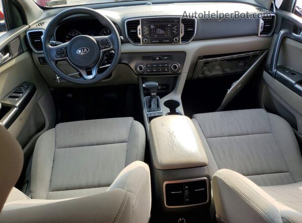 KNDPMCAC2H7282366 2017 KIA SPORTAGE Red წინა პანელის ხედი