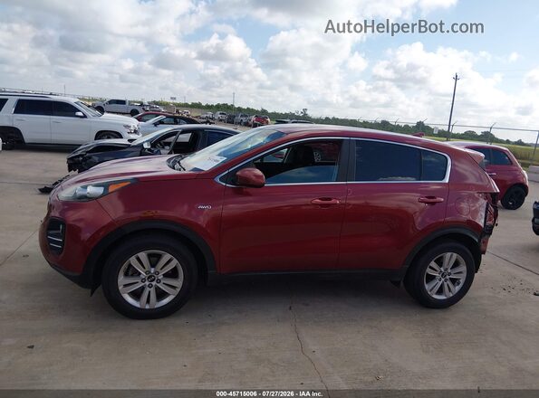 KNDPMCAC2K7502550 2019 KIA SPORTAGE Red Սալոնի 360 աստիճան տեսք
