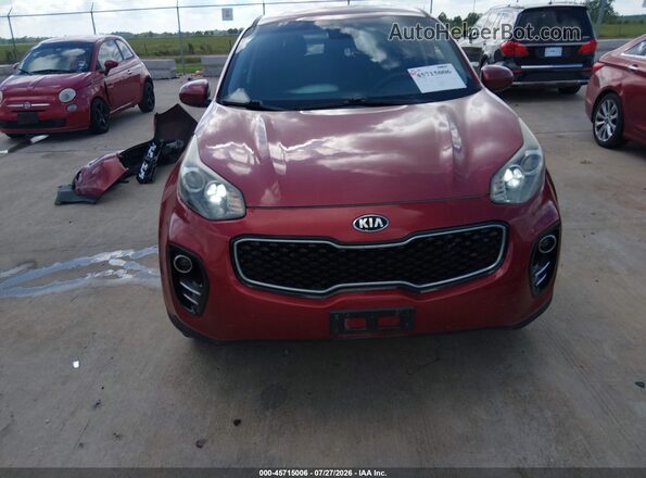 KNDPMCAC2K7502550 2019 KIA SPORTAGE Red Սարքավորումների վահանակի տեսք