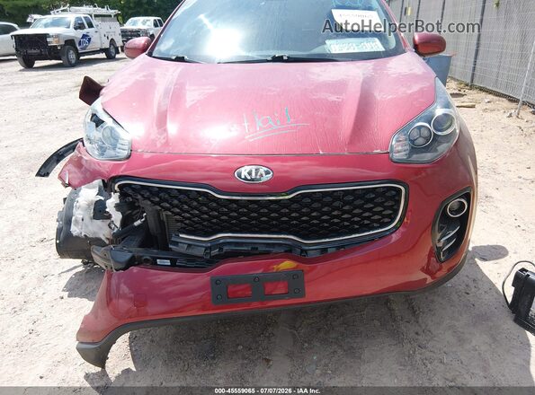 KNDPMCAC2K7581993 2019 KIA SPORTAGE Burgundy წინა ხედი