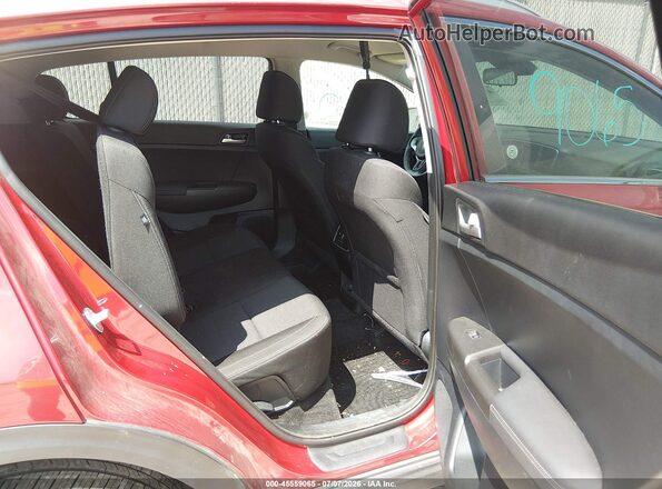 KNDPMCAC2K7581993 2019 KIA SPORTAGE Burgundy VIN კოდის სტიკერის ხედი