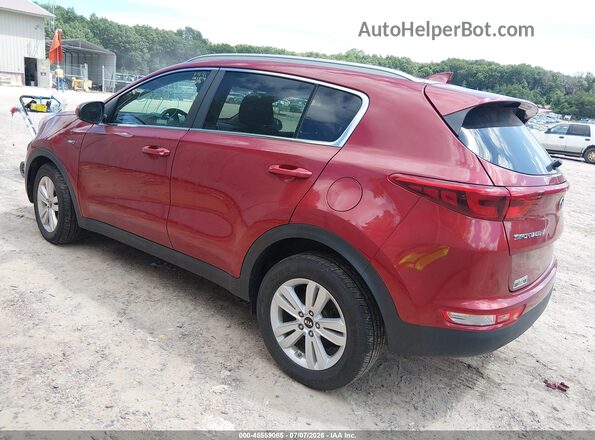 KNDPMCAC2K7581993 2019 KIA SPORTAGE Burgundy უკანა მარცხენა