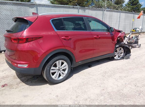KNDPMCAC2K7581993 2019 KIA SPORTAGE Burgundy უკანა მარჯვენა