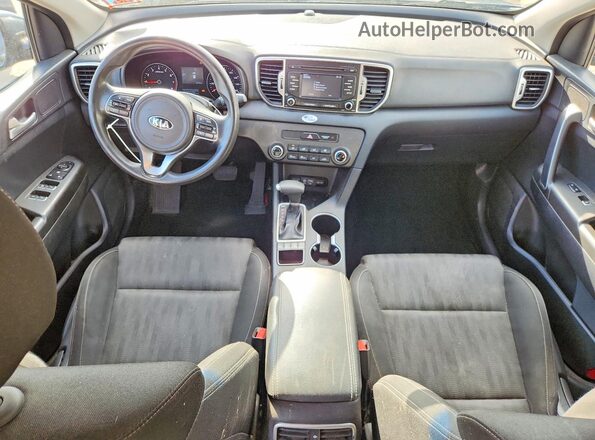 KNDPMCAC2K7583937 2019 KIA SPORTAGE Charcoal Առջևի վահանակի տեսք