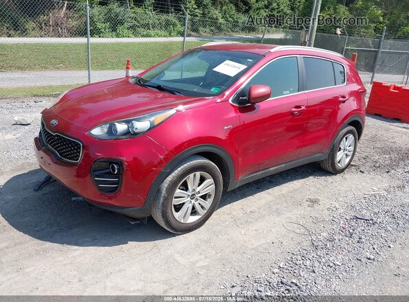 KNDPMCAC2K7606777 2019 KIA SPORTAGE Красный Передняя левая четверть