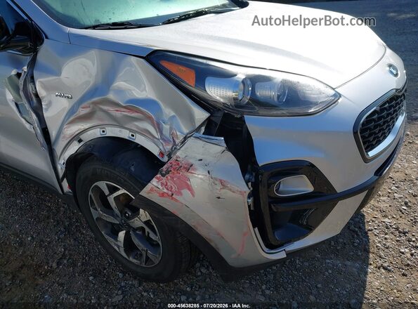 KNDPMCAC2L7672585 2020 KIA SPORTAGE Silver Widok z przodu