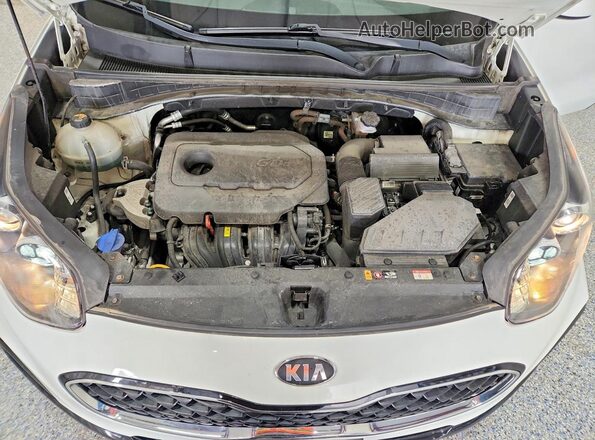 KNDPMCAC2M7848777 2021 KIA SPORTAGE White Շարժիչի բաժամունքի տեսք