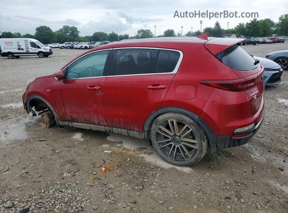 KNDPMCAC2M7921954 2021 KIA SPORTAGE Красный Задняя левая четверть