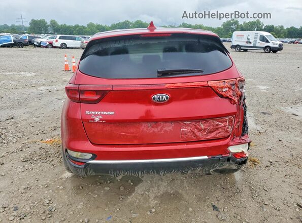KNDPMCAC2M7921954 2021 KIA SPORTAGE Красный Вид сзади