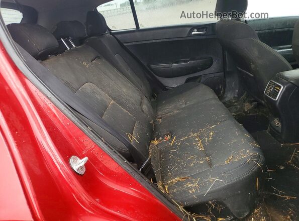 KNDPMCAC2M7921954 2021 KIA SPORTAGE Красный Вид задней части салона