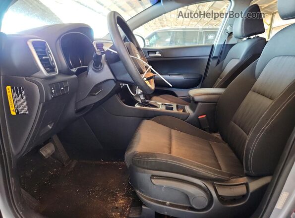 KNDPMCAC2M7934266 2021 KIA SPORTAGE Gray წინა სალონის ხედი
