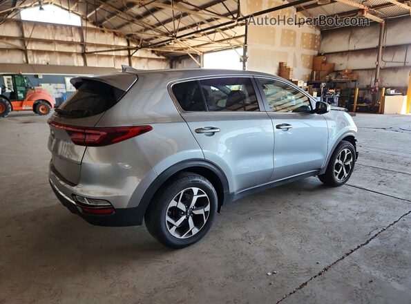 KNDPMCAC2M7934266 2021 KIA SPORTAGE Gray უკანა მარჯვენა