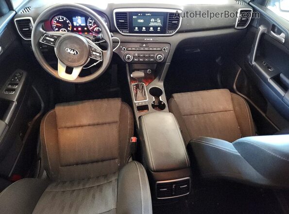 KNDPMCAC2M7934266 2021 KIA SPORTAGE Gray წინა პანელის ხედი
