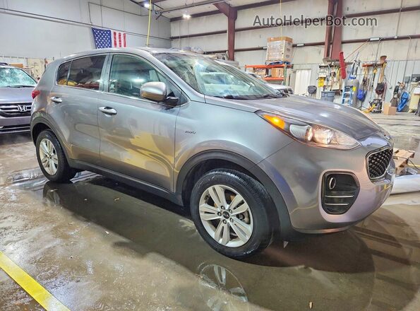KNDPMCAC3H7120035 2017 KIA SPORTAGE Gray Առջևի աջ