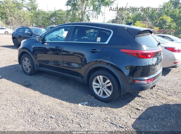 KNDPMCAC3H7170062 2017 KIA SPORTAGE Black Trasero izquierdo