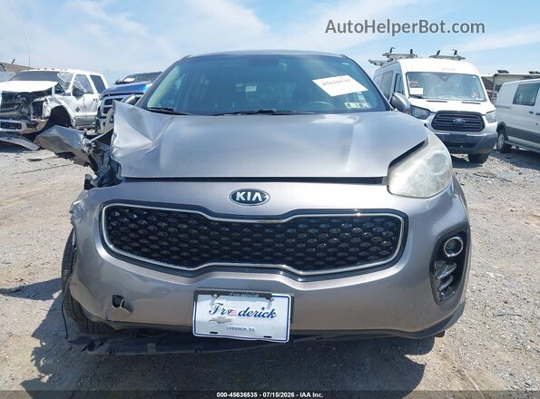 KNDPMCAC3H7235900 2017 KIA SPORTAGE Gray Vista del cuadro de instrumentos