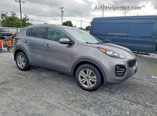 KNDPMCAC3H7239512 2017 KIA SPORTAGE Gray Առջևի աջ