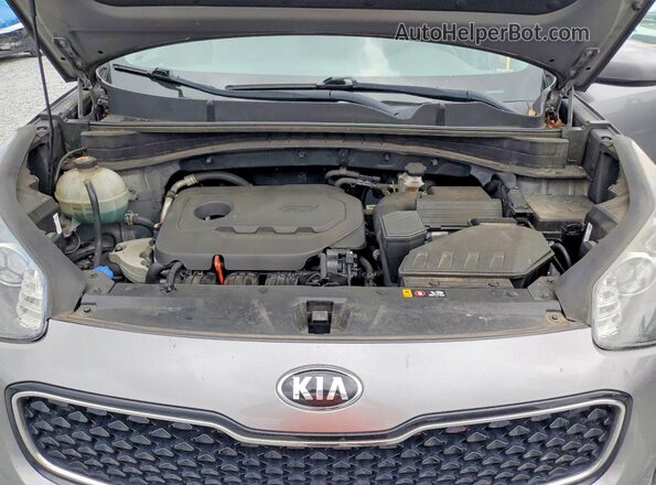 KNDPMCAC3H7239512 2017 KIA SPORTAGE Gray Շարժիչի բաժամունքի տեսք
