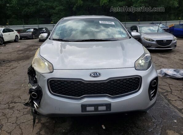 KNDPMCAC3J7346548 2018 KIA SPORTAGE Silver Widok z przodu