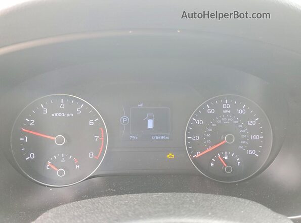 KNDPMCAC3J7346548 2018 KIA SPORTAGE Silver Widok zestawu wskaźników