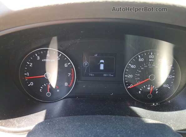 KNDPMCAC3J7393613 2018 KIA SPORTAGE Silver Սարքավորումների վահանակի տեսք