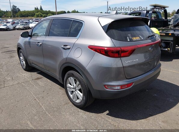 KNDPMCAC3J7469976 2018 KIA SPORTAGE Gray Rear left