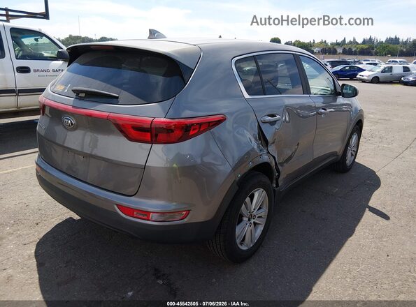 KNDPMCAC3J7469976 2018 KIA SPORTAGE Gray Rear right