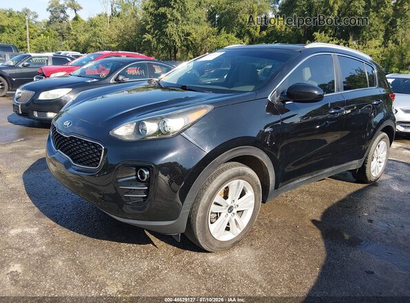 KNDPMCAC3K7605203 2019 KIA SPORTAGE Black Przód lewy