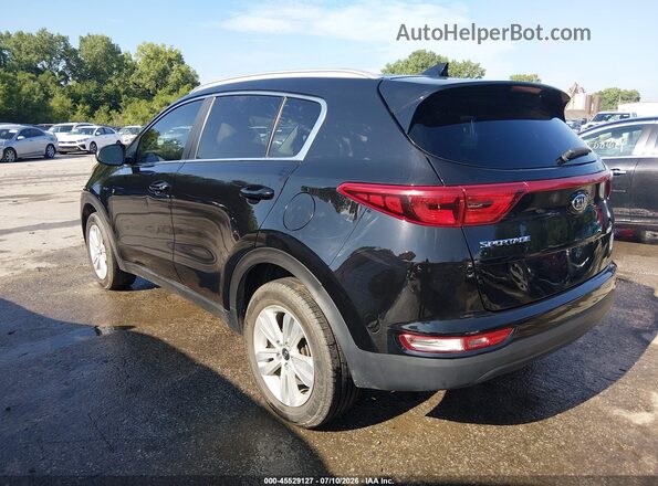 KNDPMCAC3K7605203 2019 KIA SPORTAGE Black Tył lewy