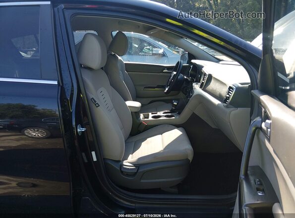 KNDPMCAC3K7605203 2019 KIA SPORTAGE Black Widok wnętrza z przodu
