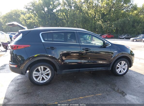 KNDPMCAC3K7605203 2019 KIA SPORTAGE Black Widok wnętrza z tyłu