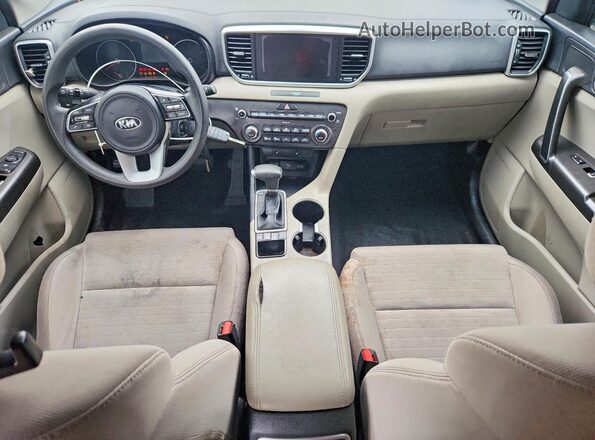 KNDPMCAC3L7704010 2020 KIA SPORTAGE White Առջևի վահանակի տեսք