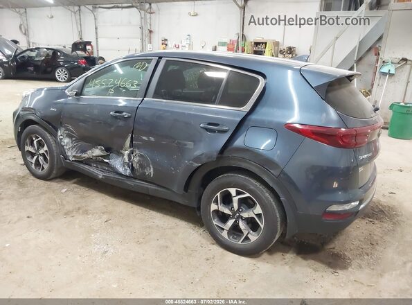 KNDPMCAC3M7937726 2021 KIA SPORTAGE Blue უკანა მარცხენა