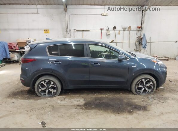 KNDPMCAC3M7937726 2021 KIA SPORTAGE Blue უკანა სალონის ხედი