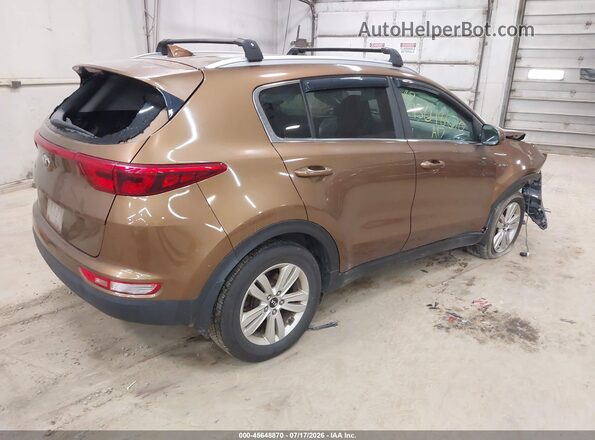 KNDPMCAC4H7035916 2017 KIA SPORTAGE Orange Задня права чверть